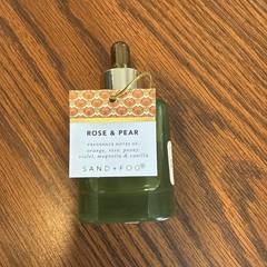 NWT Sand + Fog Rose & Pear EDP Perfume Oil with Dropper 1.7 Fl Oz / 50 ml