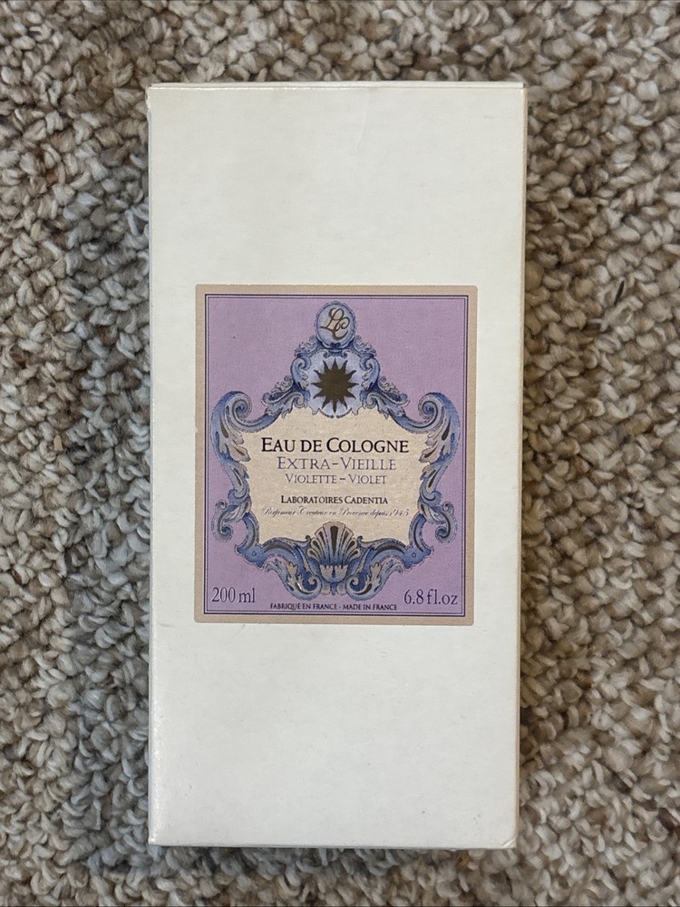 Eau de Cologne extra vieille Violette 6.8 oz Laboratoires Cadentia new