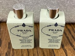 Lot of 2 PRADA Infusion D’Iris 0.27oz Womens MINI EDT Toilette Perfume Fragrance
