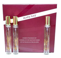 MARY KAY WOMEN’S PERFUME SET~3 TRAVEL SIZE SPRAYS~LIVE, LOVE & DREAM FEARLESSLY!