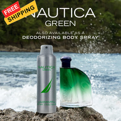 Nautica Color Green Eau de Toilette for Men, Woody 1.6 Fl Oz (Pack of 1)