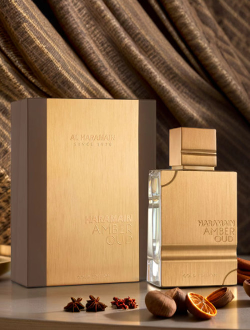 Haramain gold edition -Luxury Amber & Oud Perfume – Perfume Duradero con Notas A