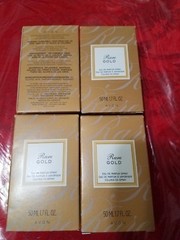 4 Avon Rare Gold Eau de Parfum Spray net wt 1.7 fl oz each Mexico 100% Original