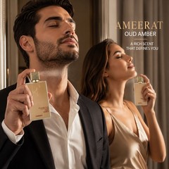 Ameerat Fragrance Couture Oud Amber EDP Perfume 100ml Long Lasting Unisex