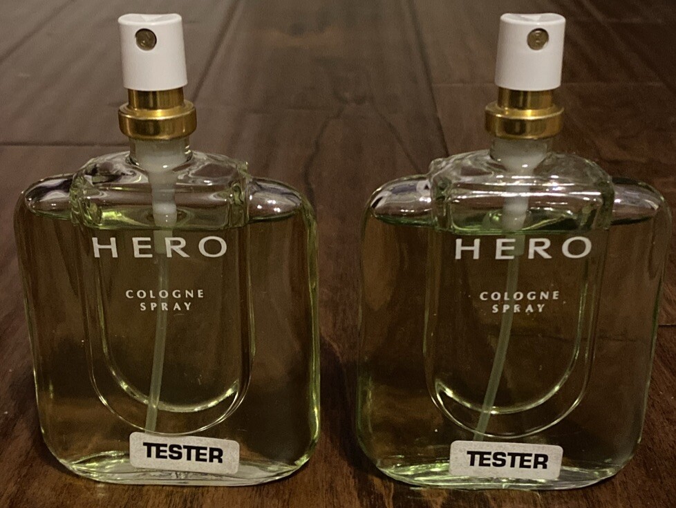 Hero Sports Fragrance Inc 1.7 oz / 50 ml Cologne COL Spray (Lot of 2) NO BOXES