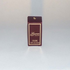 Lauren Ralph Lauren Rare Mini Cologne Clear Glass + Box 3.5ml, Discontinued