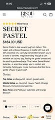 Bisou Rosa & Secret Pastel Extrait De Parfum in 3.4 fl oz