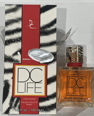 DC LIFE women’s celebrity 3.3 oz EDT Spray by DORALL COLLECTION. Open box