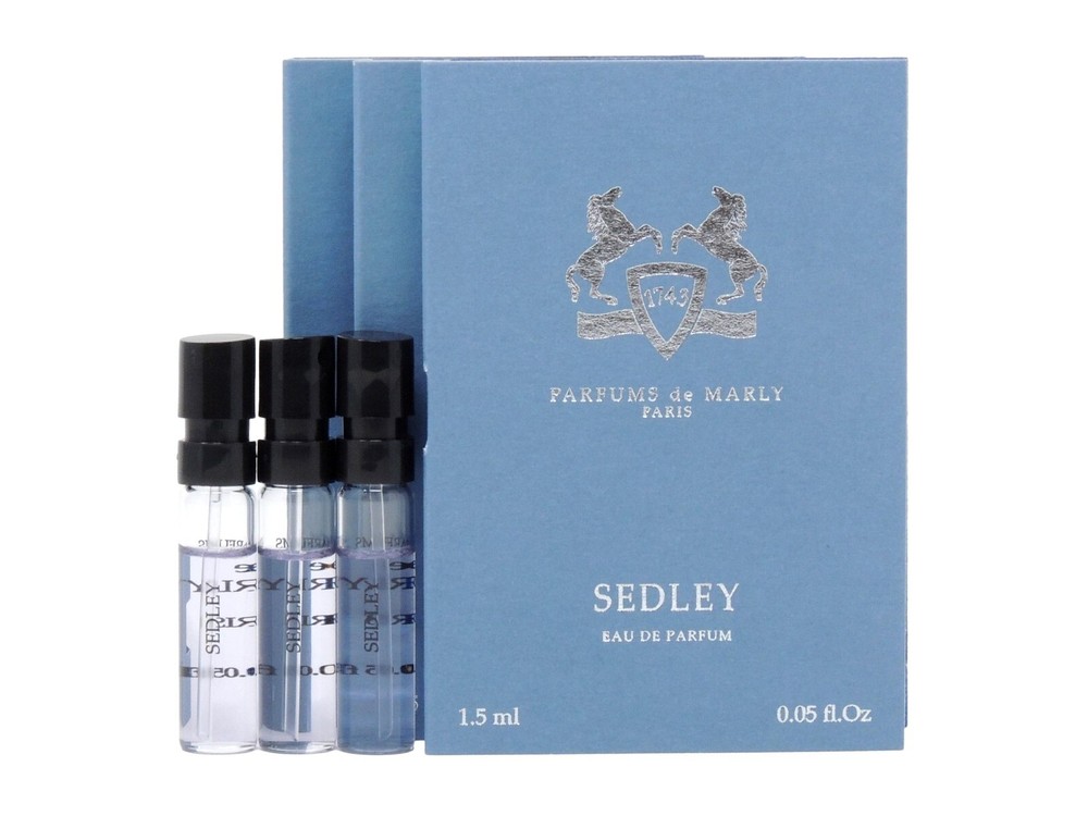PDM PARFUMS DE MARLY SEDLEY EDP 1.5ml .05fl oz x 3 COLOGNE PERFUME SAMPLES