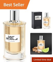 David Classic Eau de Toilette for Men – Long-Lasting Freshness in Travel-Read…
