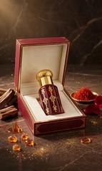 Saffron Attar Perfume Oil Alcohol-Free Arabic Warm Spicy Kesar Ittar Fragrance