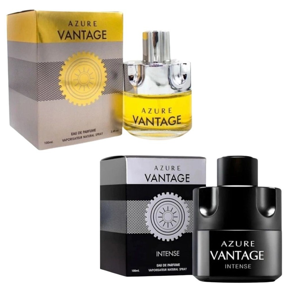 Azure Vantage & Azure Vantage Intense Spray Perfume Set for Men, 100 ml / 3.4 fl