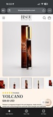 Volcano Extrait De Parfum by BISOU in 3.4 fl oz w travels (over 230$ value)