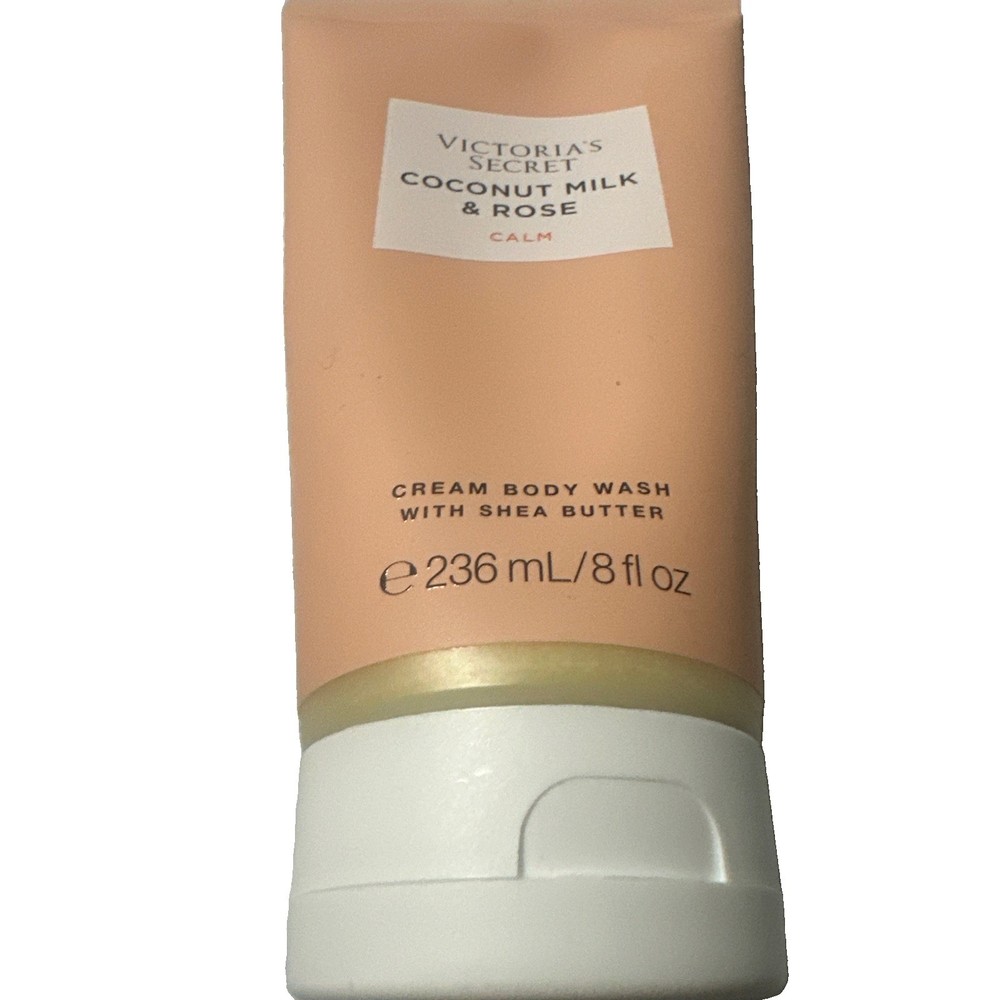 COCONUT MILK & ROSE Victoria’s Secret 8 Oz 236 ml Cream Body Wash + Shea Butter