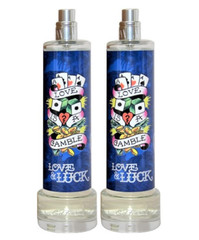 2 Pc Ed Hardy Love & Luck Men Christian Audigier 3.4 oz 100ml Spray New Rare