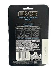 3x Lot Axe Phoenix Pocket Spray Fragrance 0.57 oz Travel Size ~Discontinued~Rare