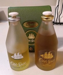 Vintage Old Spice Lime Gift Set – After Shave And Cologne 2.5oz Splash – Shulton