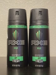 Lot of 2 – AXE Kilo Body Spray Deodorant, 4 oz *DISCONTINUED RARE*