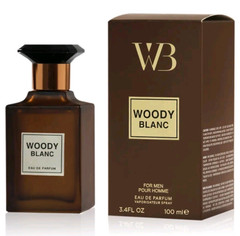 WB Woody Blanc Eau de Parfum Spray For Men Tobacco Vanilla 3.4 fl oz /100ml