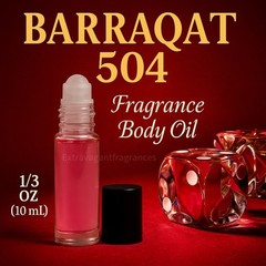 Barraqat 504 Unisex Perfume Body Oil 1/3 Oz (10ml) Roll-on