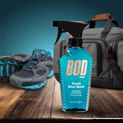 Fragrance Body Spray, Fresh Blue Musk, 8 fl oz