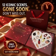 Mini Perfume Gift Set for Women – 12-Piece Floral & Citrus Fragrance