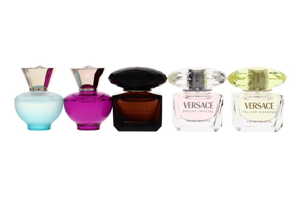Versace 5pc Gift Set For Women DT 5ml + DP 5ml + CN 5ml + BC 5ml + YD 5ml