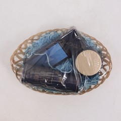 NEW Vintage 1987 Avon Night Magic Evening Musk Deluxe Fragrance Gift Basket Set