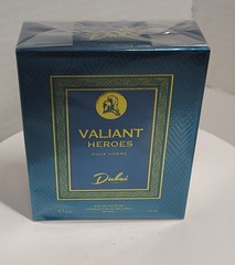 Valiant Heroes Cologne Men 3oz EDT Spray Sealed Viking Type Fresh Minty Woody