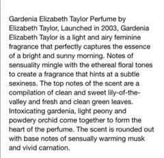 Elizabeth Taylor Gardenia Perfume for Women 3.3 oz Eau de Parfum EDP Spray NIB