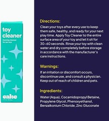 Hello Toy Cleaner, Adult Toy Cleaner with Easy to Use Pump, Natural Gentle Foam