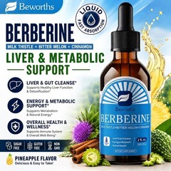 Berberine Supplement with Ceylon Cinnamon – 2 Fl Oz (Pack of 1)