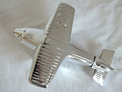 Avon SPIRIT of ST LOUIS silver airplane Windjammer AFTER SHAVE NOS vtg 1970’s