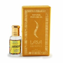 Lasa Aromatics Natural Perfume Oil Lavender Long Lasting Unisex Fragrance 10 ML