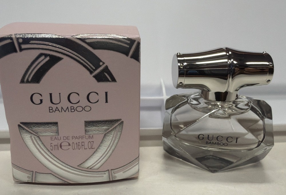 GUCCI BAMBOO 0.16 oz / 5 ml Eau De Parfum Travel Mini Splash New In Box Full