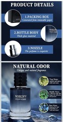 Eau de Toilette Pheromone Cologne for Men, Citrus Fresh and Lasting Spray Perfum