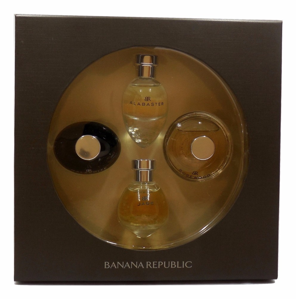 BANANA REPUBLIC 4 PIECE MINIATURE GIFT SET 4 X 7.5 ML NIB