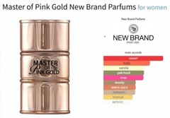 Master of Pink Gold, New Brand; Floral Fruity EDP, 3 oz, Insp by Olympéa Rabanne