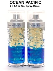 Ocean Pacific Cologne for Men Lot of 2 x 1.7 oz / 50 ml EDC Spray