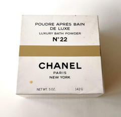 CHANEL No 22 Luxury Bath Powder (5 oz/142 g) Vintage, New sealed