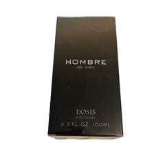 Hombre de Oro Dosis Men Cologne 3.3 fl oz Brand New Fast shipping 100 ML
