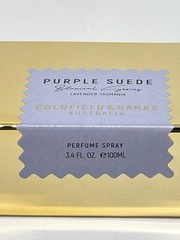 GOLDFIELD & BANKS PURPLE SUEDE 3.4oz / 100ml NEW