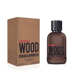 Dsquared2 Original Wood for Men Eau de Parfum 3.4 Fl Oz (Pack of 1), Brown