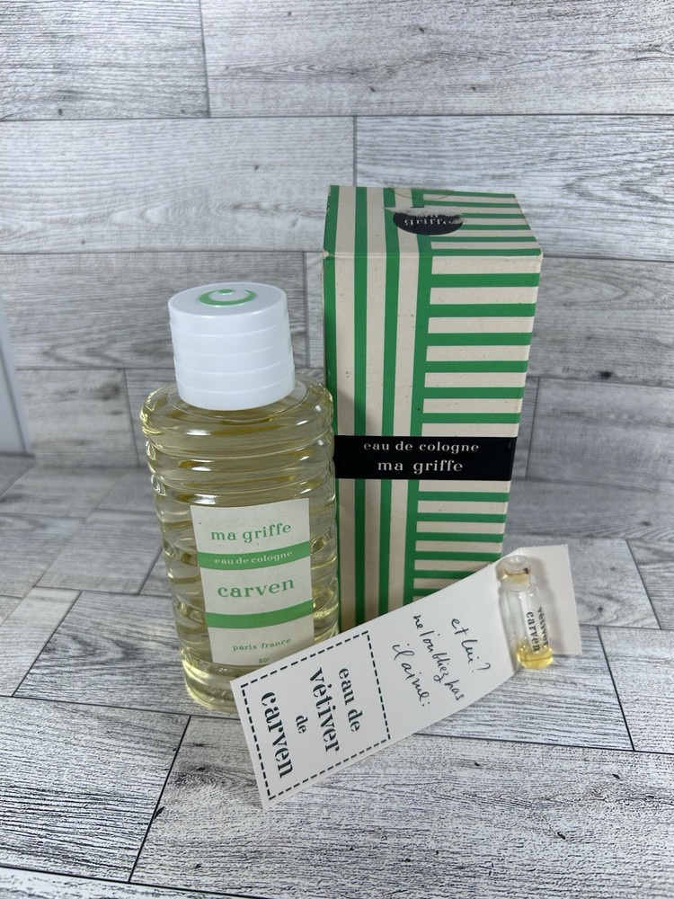 Ma Griffe By Carvan EAU De Cologne 4oz VINTAGE FRENCH New In Box Splash