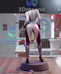 Elizabeth – 3DMoonn – Pin Up Statue & Miniature | DND | Tabletop | Figurine
