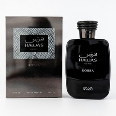 Hawas Kobra by Rasasi, 3.4 oz EDP Spray for Men