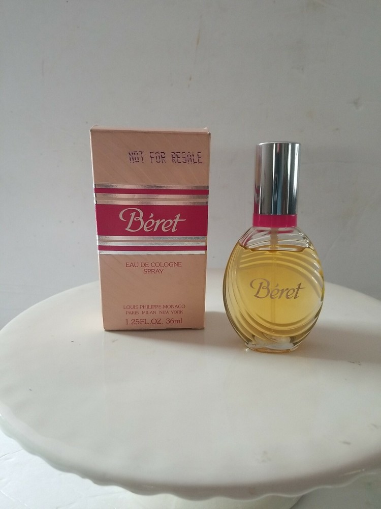 BERET by LOUIS PHILIPPE -MONACO for Women 1.25 fl.oz. EDC SPRAY *VINTAGE*