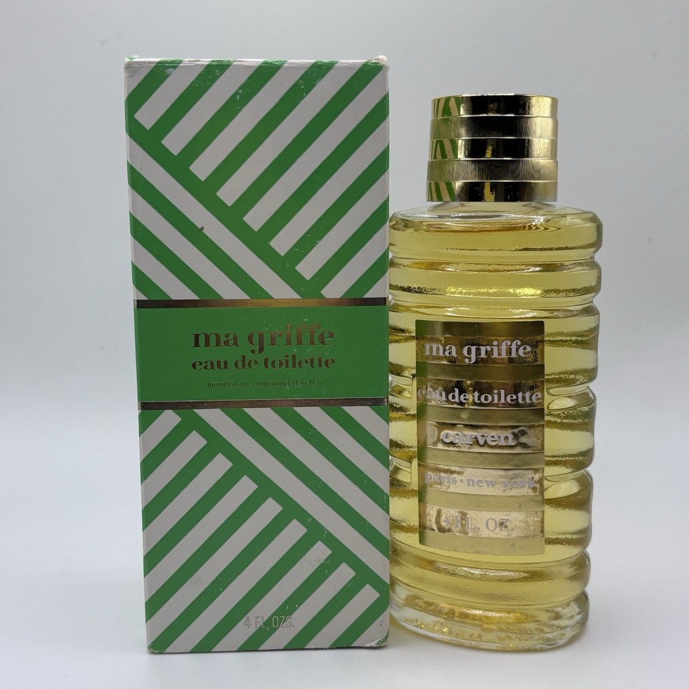 Vintage Carven Paris Ma Griffe 4 Oz Parfum De Toilette Splash Perfume New