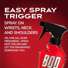 BOD man Fragrance Body Spray, Most Wanted, 8 fl oz 8 Fl Oz (Pack of 1)