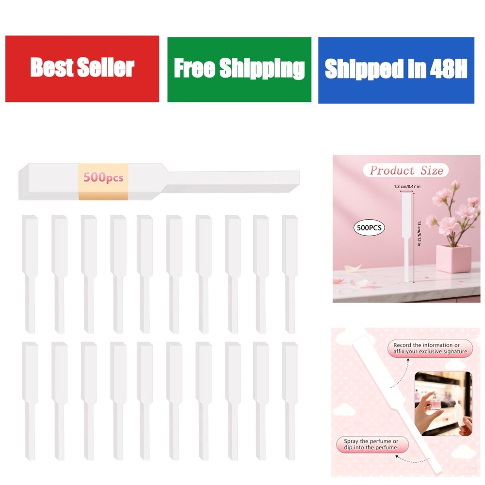 500PCS Disposable Perfume Test Strips for Fragrance Testing